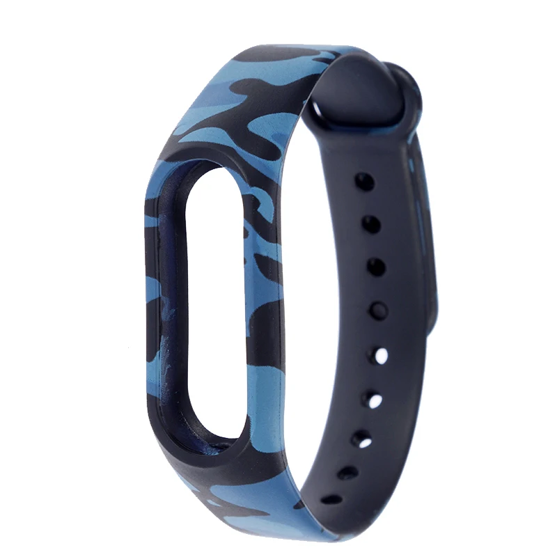 Спортивный силиконовый ремешок для часов Xiaomi Mi Band 2 на запястье браслета