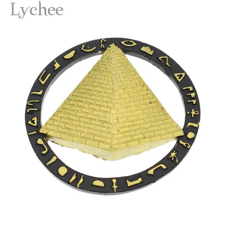 Lychee Egyptian Pyramids Moscow Italy Roma Fridge Magnet Country Landscape Fridge Decors Home Kitchen Decoration - Цвет: Egyptian Pyramids