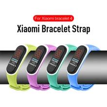 Силиконовый ремешок для mi Band 4 браслет-педометр ремешок для Xiao mi Band 4 сменный ремешок для бега фитнеса спорта Аксессуары