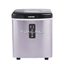 Машина для льда маленькие коммерческие бытовые машины для льда из нержавеющей стали с круглым HZB-15AS