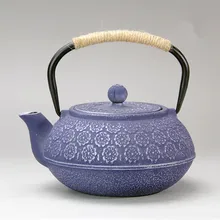 Железный горшок, чайник без покрытия, японский чугунный горшок, чугунный горшок для свинки, железный чайник для кипячения воды, 1200 мл