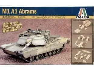 ITALERI 6438 1/35 масштаб M1 A1 Abrams главный боевой танк [с высокодетализированными