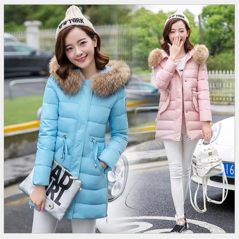 

New 2017 Thick Women Parka Plus Size  Winter Women Jacket Coat Ladies Down Cotton Jacket Snow Wear Fashion Female Outerwear 558