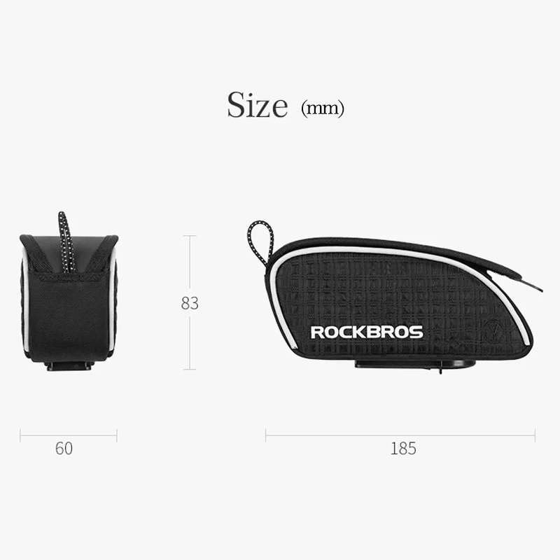 ROCKBROS непромокаемая нейлоновая сумка труба для велосипеда велосипедная с крышкой