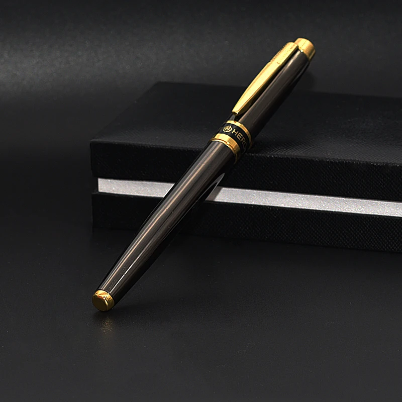 Smooth Black Fountain Pen High Quality Metal Fountain Pen with Original