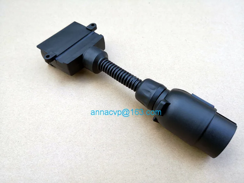 trailer adapter 7 pin trailer plug to 7 pin flat socket (3)