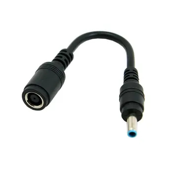 

DC 7.4*5.0mm Ultra slim DC Jack to HP Dell 4.5*3.0mm Plug Cable 20cm for Laptop