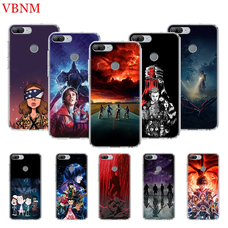 

Stranger Things Poster Soft Protect Phone Case for Huawei Honor 8X 8S 7A 7S 9 10 Lite 8A 20i 8S V20 Y5 Y6 Y7 Y9 2019 Cover Coque