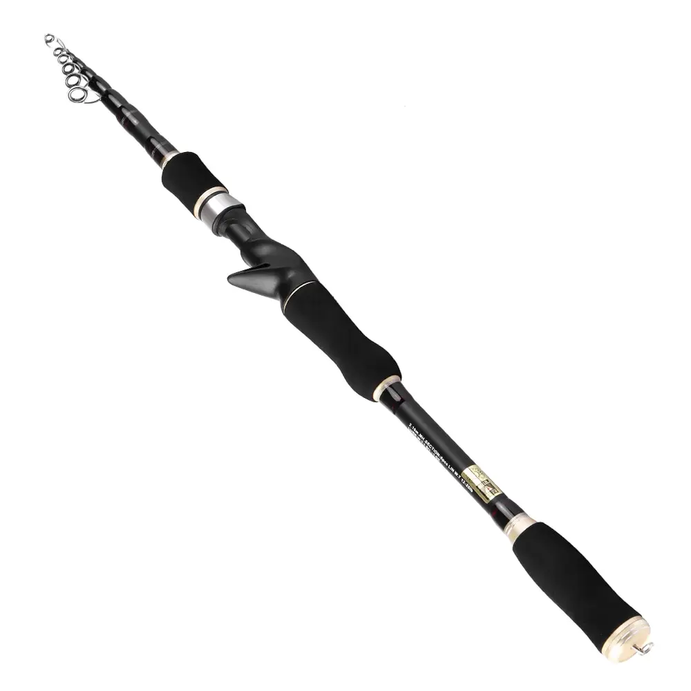 Telescopic Fishing Rod 1.8m 2.1m 2.4m 2.7m Spinning/Casting Carbon