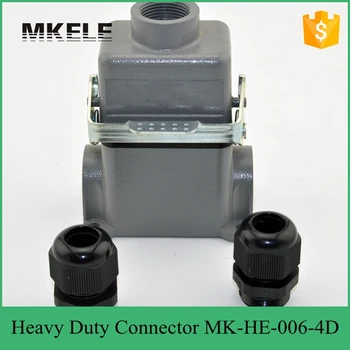 

16A 10 Pin CE Standard Useful Universal Heavy Duty Electrical Enclosed Computer Connector For Automatic Control MK-HE-006-4D