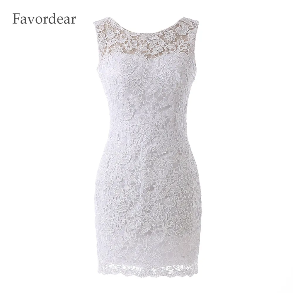 

Sapphire Bridal Vestidos de Novia Short Bridal Dress Robe De Mariage Corto Sexy Back See Through Short Wedding Dress