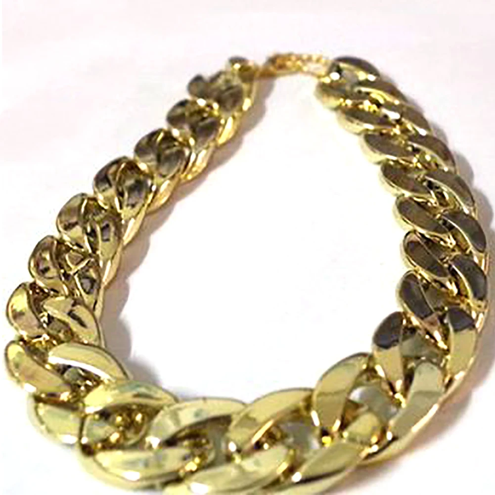 

Cool Pet Puppy Dog Chain Collar Punk Gold Plated Cat Safety Collar Adjustable