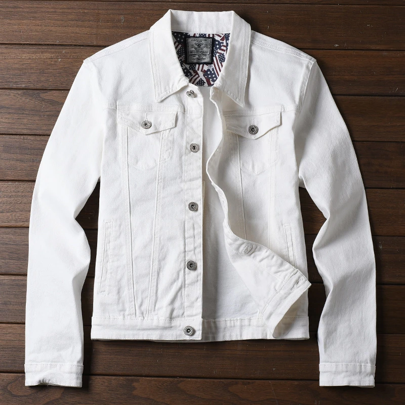jeans white jacket