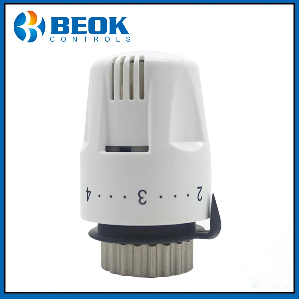 

Beok 2 Pieces OTN700 Thermostatic radiator valve With CE Liquid sensor Thermostat head; Thermostat head for Floor heating system