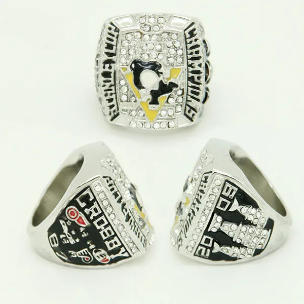 high end custom 2009 NHL Pittsburgh Penguins championship rings nhl