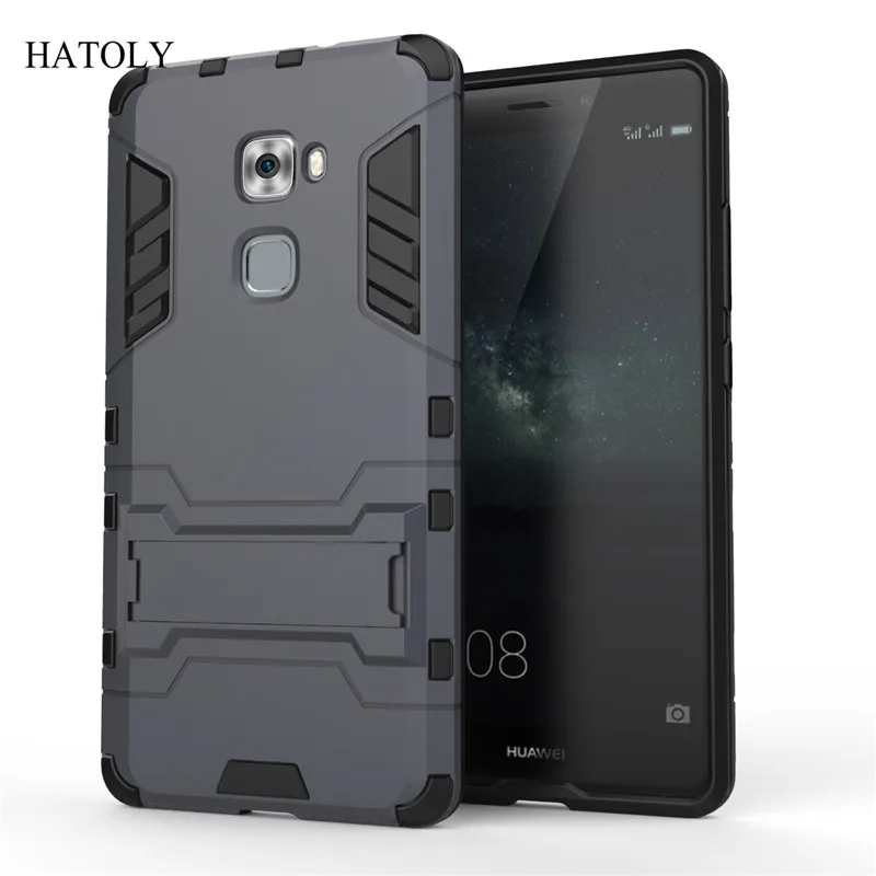 

Armor Case For Huawei Mate S Heavy Duty Hybrid Hard Soft Rugged Silicone Rubber Phone Back Cover Coque Case with Stand Function