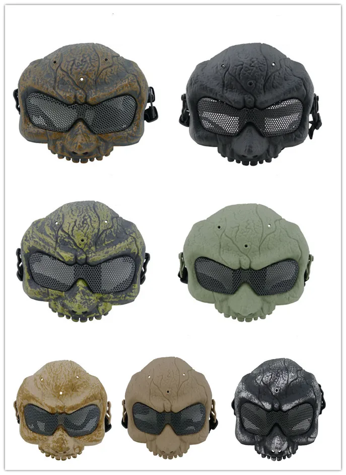CS mask V5 Desert Half Face Tactical Mask protection Paintball Airsoft