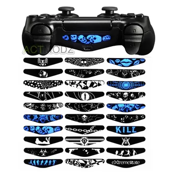 

Trap Skull 30 Pcs Light Bar Cover Sticker Skin For PS4 Slim Pro Controller