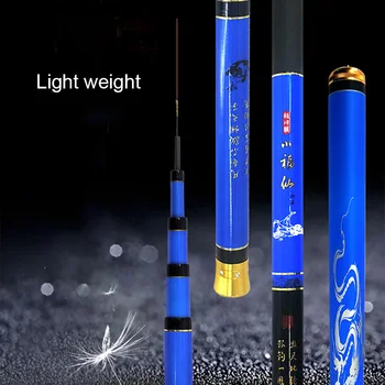 

Hard FRP Fishing Rod Portable Ultralight Fishing Pole for Stream Freshwater ED-shipping