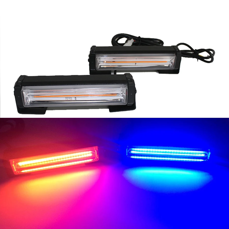 

2Pcs 32W Car COB LED Light Warning Lamp for Emergency Vehicles 12V Car External Lights Car Styling