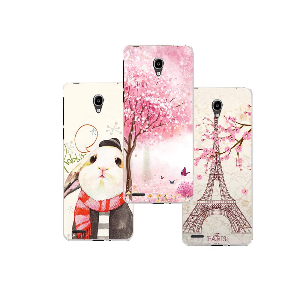 Чехол для телефона с рисунком Alcatel One Touch Idol 2 6037 mini 6012 Mini 6016 Pop C2 C3 3 5025 силиконовый