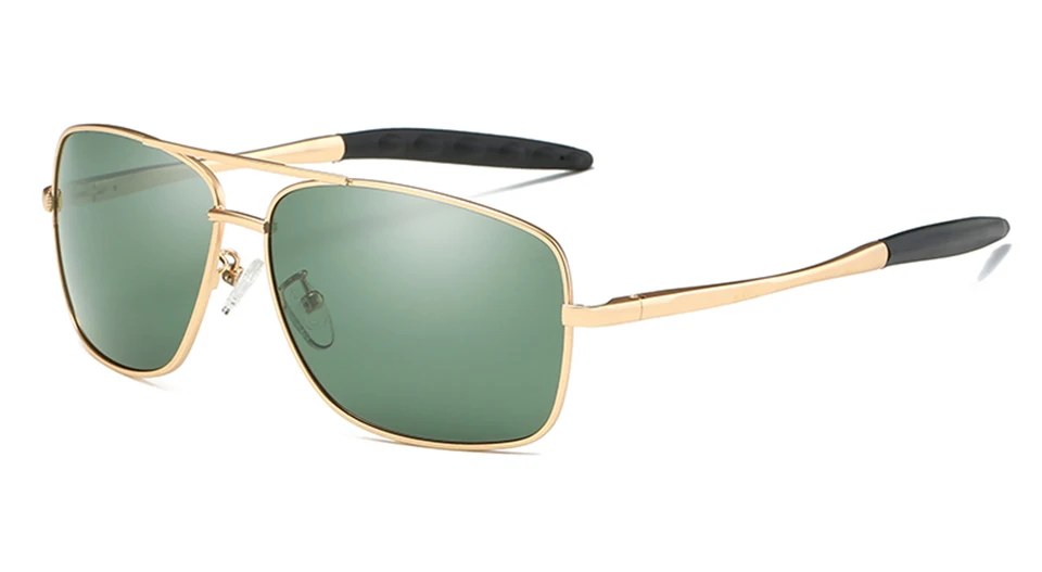 ELITERA бренд унисекс Ретро солнцезащитные очки поляризационные линзы винтажные аксессуары для очков Солнцезащитные очки для мужчин/женщин - Цвет линз: gold green