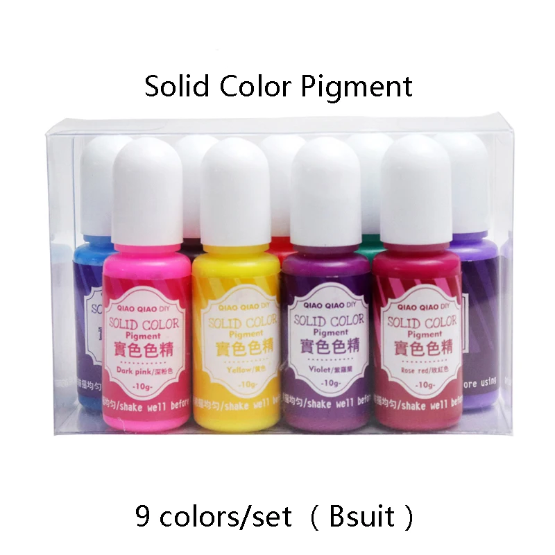

9colors/set B suitsolid resin dye Epoxy Resin Pigment UV Resin Coloring Dye Colorant Resin Pigment DIY Handmade Crafts Art Sets