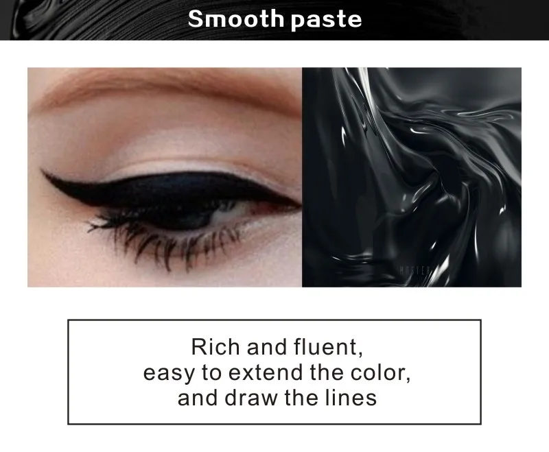MRC Brand Women Makeup Waterproof Black Eyeliner Gel Gel Eye Liner with Brush by MRC Cosmetic (5)