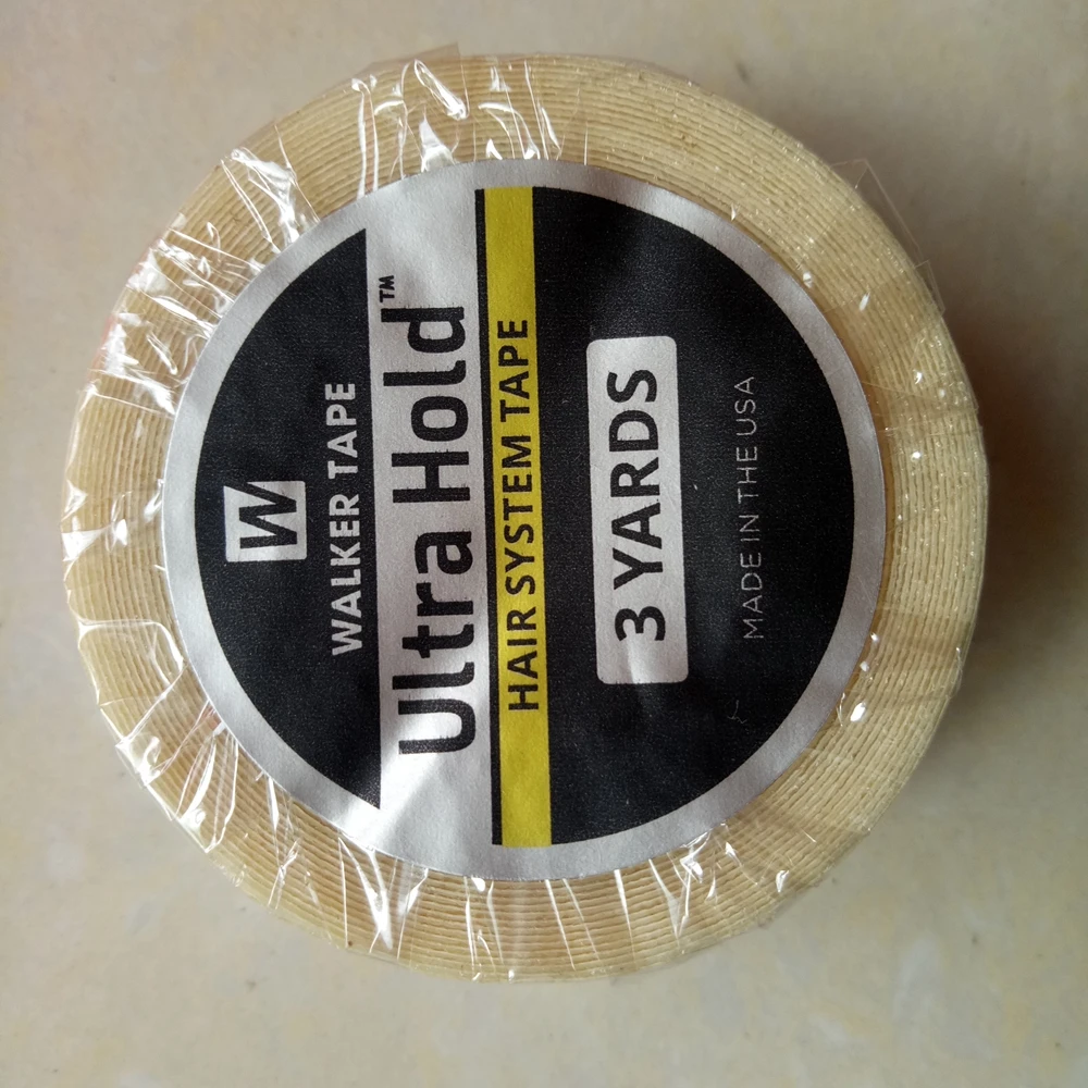 

2.54cm*3Yards White Ultra Hold Double Sided Tape Hair System Adhesives Tape For Lace Wigs/Hair Tape Hair Extension/Toupee