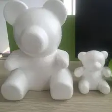 Роза медведь цветок медведь 15 см 20 см размер эмбрион пена Roseonly медведь плесень пена пластик цветок искусственная форма «цветы»