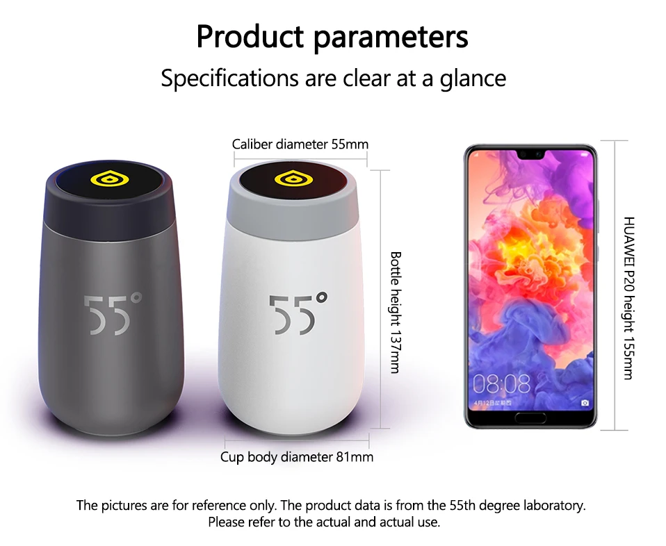 Original Huawei Cooling Cup 200ml 55degree Mini Portable Magic Instant Cooler Bottle Fast Cooling Drink 304 stainless steel Cup (3)