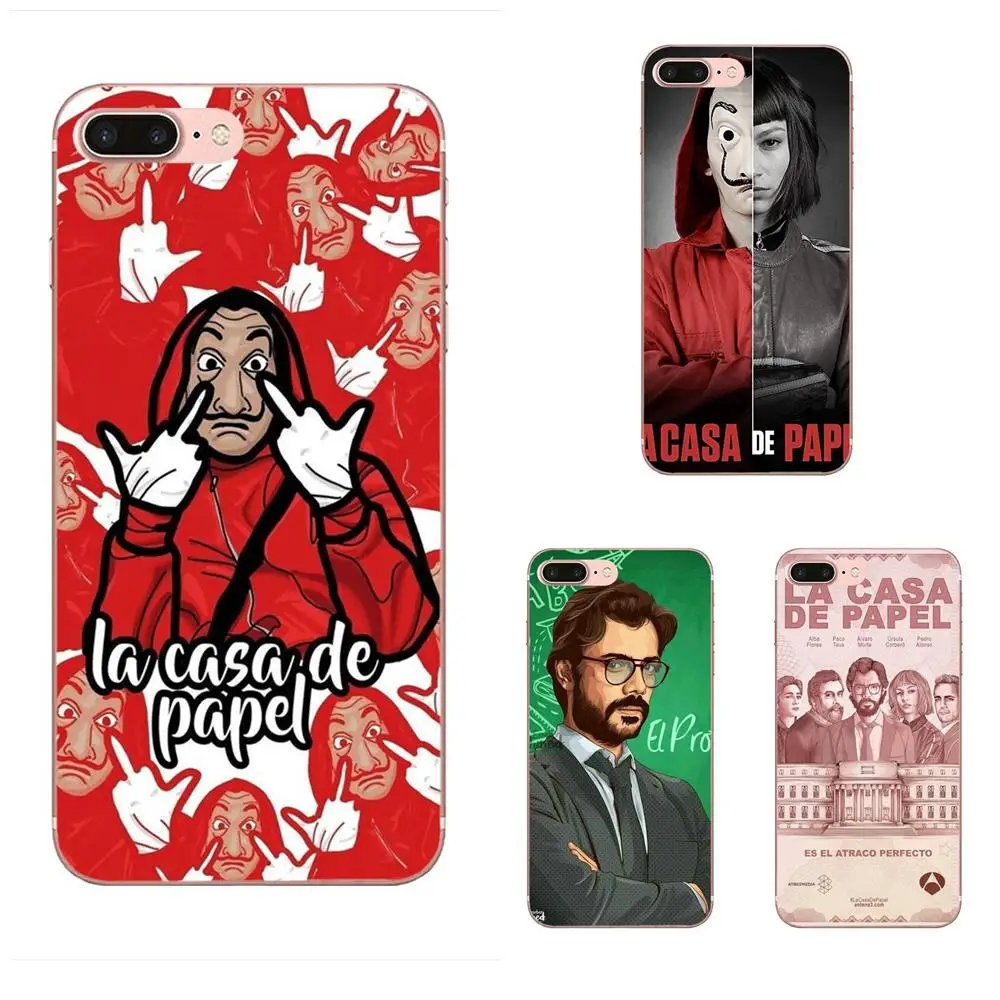 

Style Design Cell Phone Case For Huawei P7 P8 P9 P10 P20 P30 Lite Mini Plus Pro 2017 2018 2019 Spain Tv La Casa De Papel
