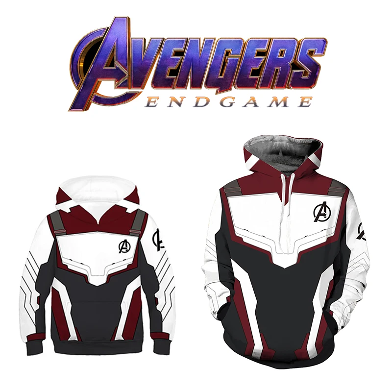 Avengers Endgame Family Matching Outfits Mother & Kids Cosplay Avengers Endgame Costumes Pullover Sweatshirt Father Child Jacket