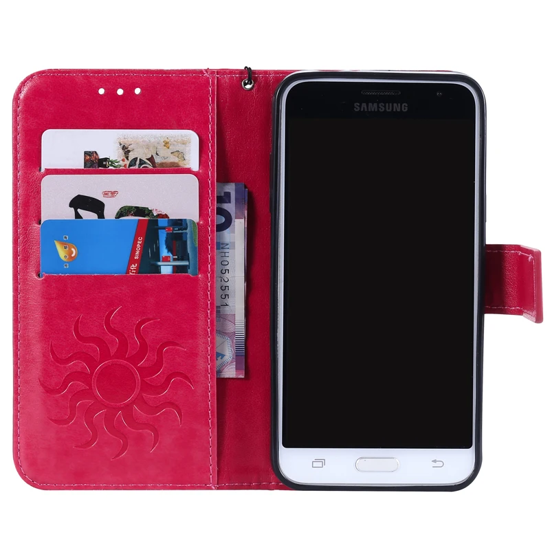 Флип чехол для Samsung Galaxy J120 J16 J1 кожаный бумажник бампер SM J120F J120FN J120H J120M J120F/DS