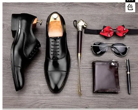 Мужская обувь ручной работы на плоской подошве из натуральной кожи вечернее платье обуви модные мужские туфли дерби