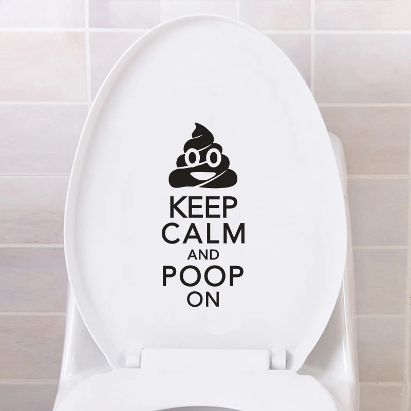 Toilet Stickers Funny Bathroom Vinyl Quote Home Art Mural Removable Toilet Stickers Funny Bathroom Vinyl Quote Home Art Mural Removable