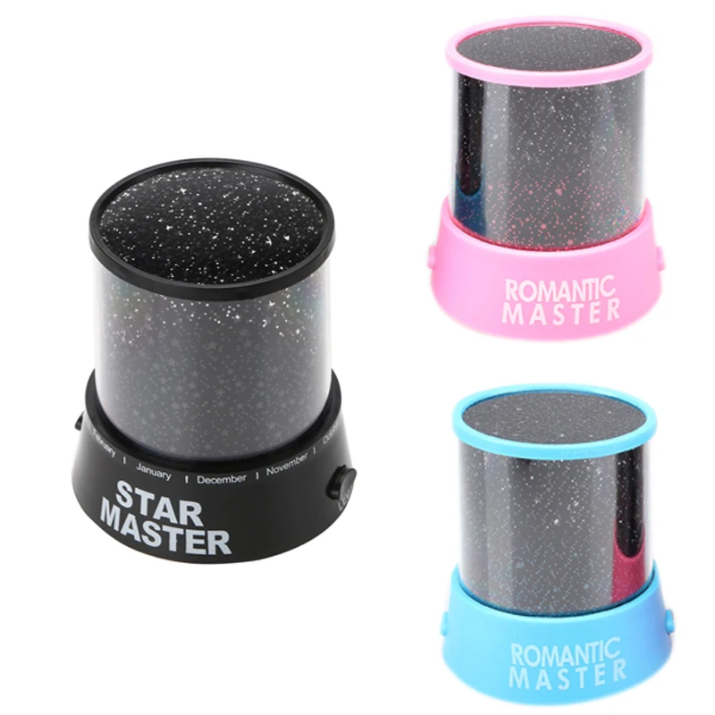 

Colorful Star Master Sky Starry Night Light Projector Lamp Novelty Lighting Kids Room Home Decoration Random Color