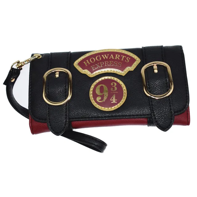 Free Shipping 9 3/4 (Nine and Three Quarters) Platform Harry Potter Movie Vintage HASP Long Wallet Women Wallets