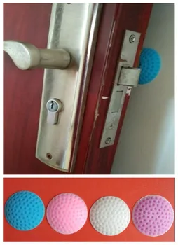 

1pcs Door handles collision avoidance Furniture impact protection circular Plastic wall stickers The handle Furniture fittings