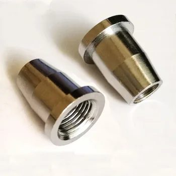 

M10-M8 Inner Thread Conical Iron Parts Counter LED Spot Lamp Transfer Connecting Screw Head DIY Lighting Pipe Fitting 10pcs