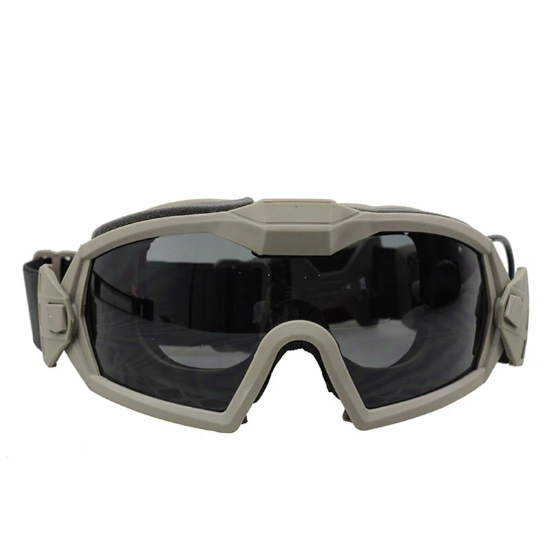 

1pc Anti-scratch Windproof Outdoor Cycling Eyewear PC Lens Large Frame Glasses Outdoor Sports Skiing Eyewear Protective Goggles