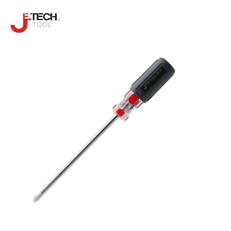 

Jetech 1pc short mini standard extra long phillips PH0 PH1 PH2 PH3 CR-V Nickel steel clear handle cushion-grip screw driver kit