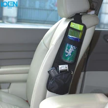 1 шт., черное автомобильное сиденье, боковое Крепление, Сетчатая Сумка для хранения, бутылка для напитков, держатель для зонта, органайзер, сумки для автомобилей, аксессуары для интерьера