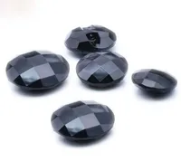 30pcs new black acrylic buttons round coat buttons sweater button 1
