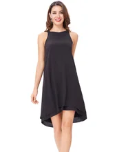 Kate Kasin Summer Women Dress Sleeveless Pleated Casual Dress Tank Dress Cotton Short Retro Vintage Dresses Vestidos