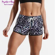 Летние женские пляжные шорты воды спортивные штаны в полоску 3D фирменные мини-серфинг кототкое быстросохнущее женский Фитнес Surf плавки