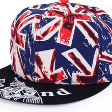50 шт./партия Federal Express быстро европейский стиль унисекс хип хоп шляпа взрослый повседневный мужской женский Регулируемый британский флаг бейсболка