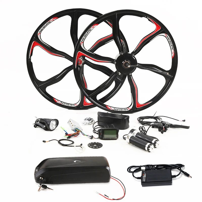 

36V 350W kit for 26" inch wheel motor kettle battery LED LCD electric car Ebike e bike electric bike conversion kit