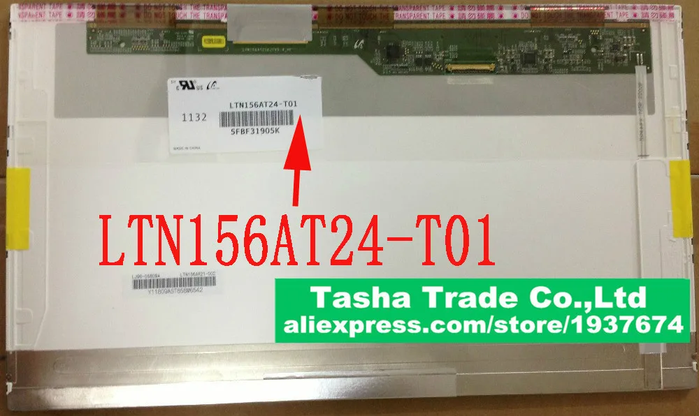 

LTN156AT24-T01 1366*768 HD LED Display Laptop LCD Screen LTN156AT24 T01 LVDS 40pin