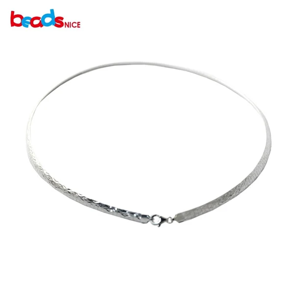 Solid Silver Choker Necklace 